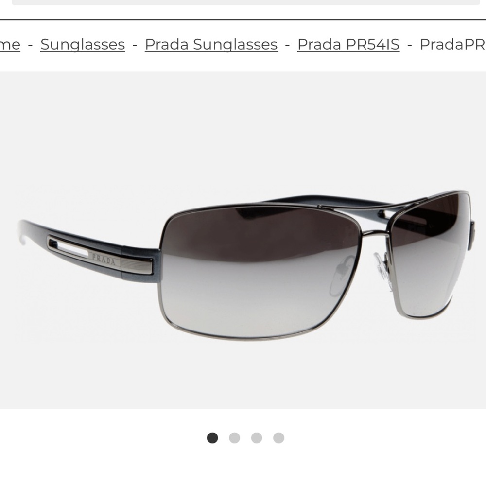 Prada Gray Gradient Sunglasses
